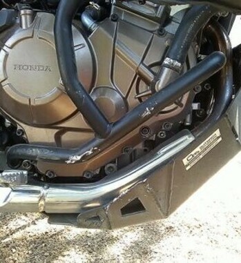 Barras de defensa de motor Outback Motortek para Honda Africa Twin CRF 1000