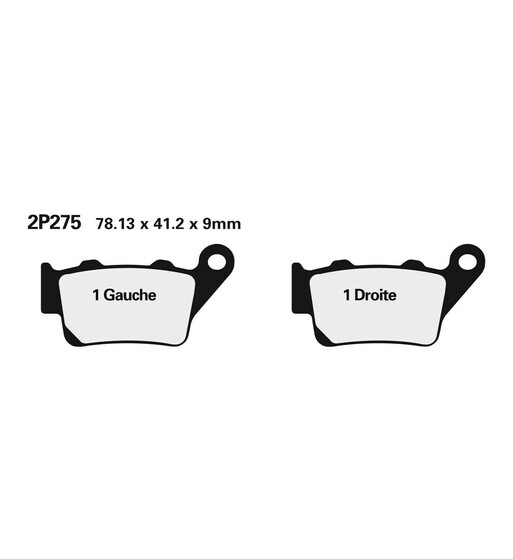 Pastillas de freno Nissin sinterizadas traseras para BMW F850GS Pastillas de freno Nissin sinterizadas traseras para BMW F850GS