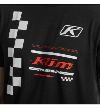 Camiseta Klim Checkered Flag Tri-Blend Tee