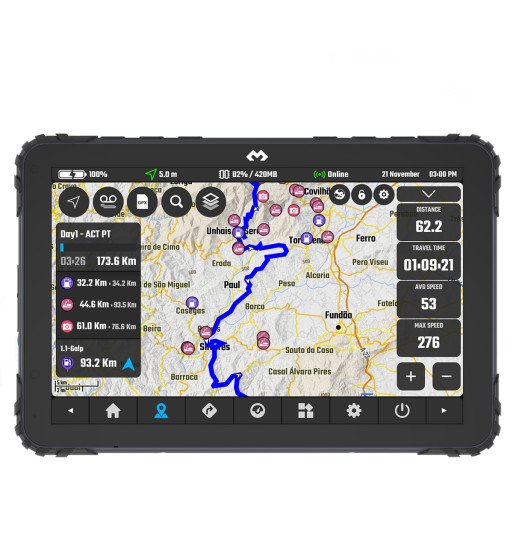 DMD T880X - Tablet Rugerizada Android, GPS, Roadbook