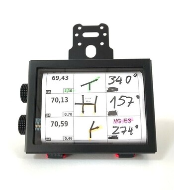 Placa de soporte de GPS/Smartphone para Roadbook Manual RB701